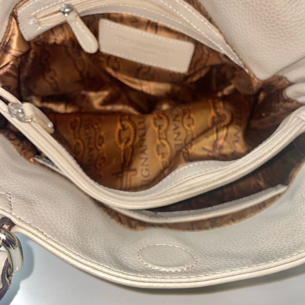 Tignanello Cream Shoulder Bag - Picture 8 of 9